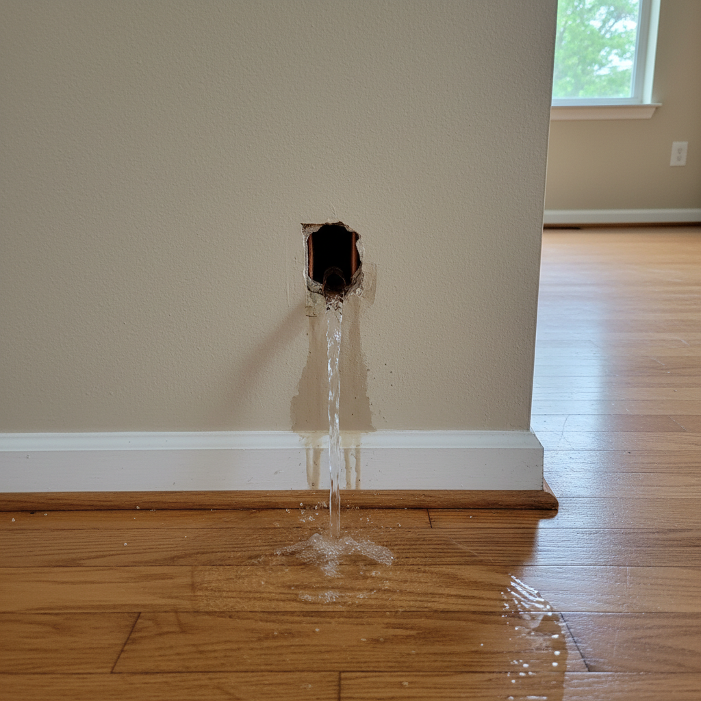 Burst Pipe Repair and Cleanup in Southmayd