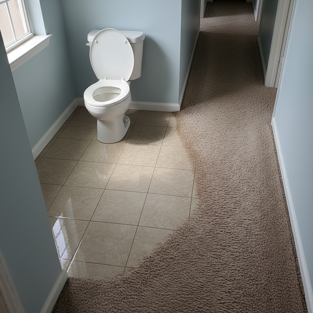 Toilet Overflow Cleanup in Southmayd