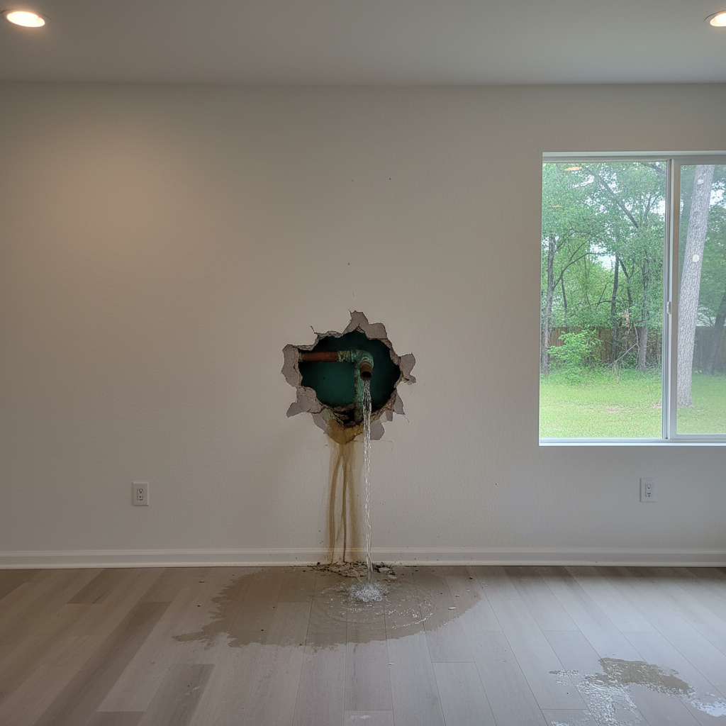 Burst Pipe Repair and Cleanup
