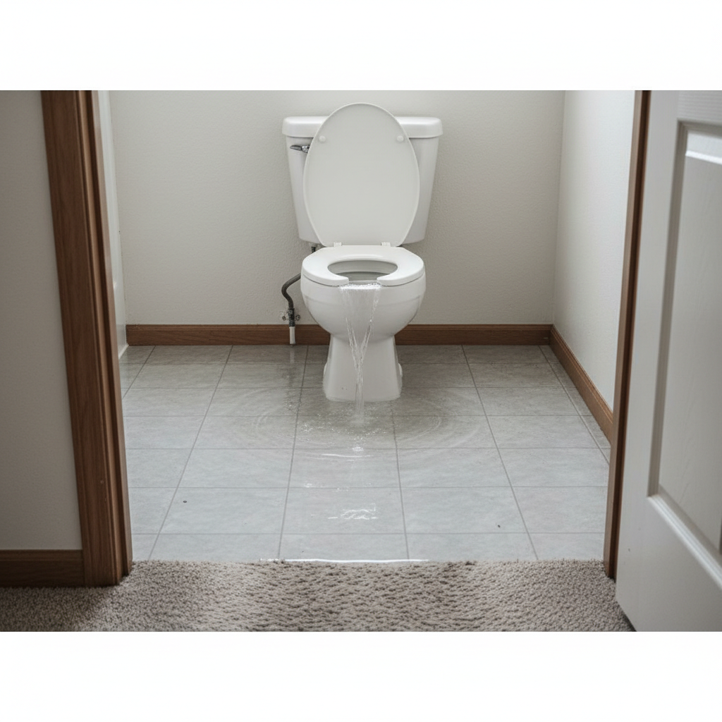 Toilet Overflow Cleanup