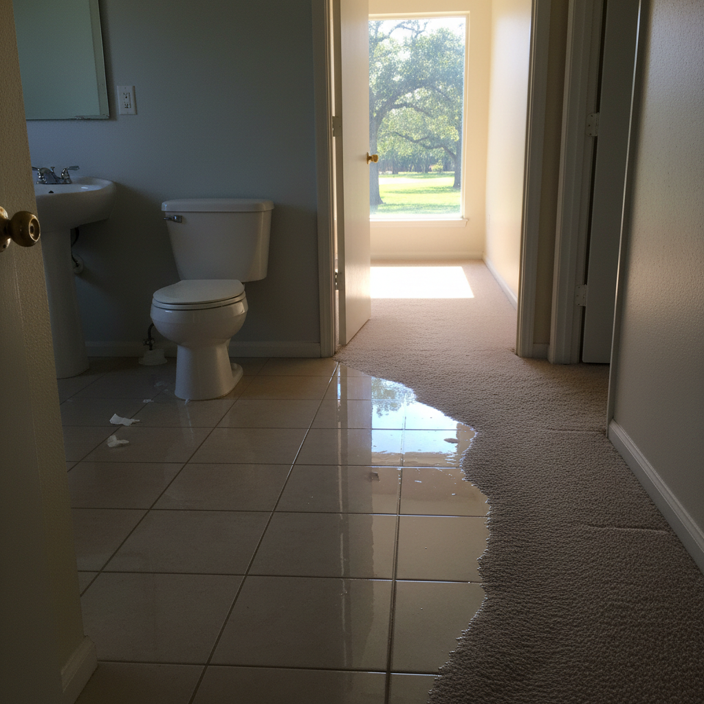 Toilet Overflow Cleanup in Tioga