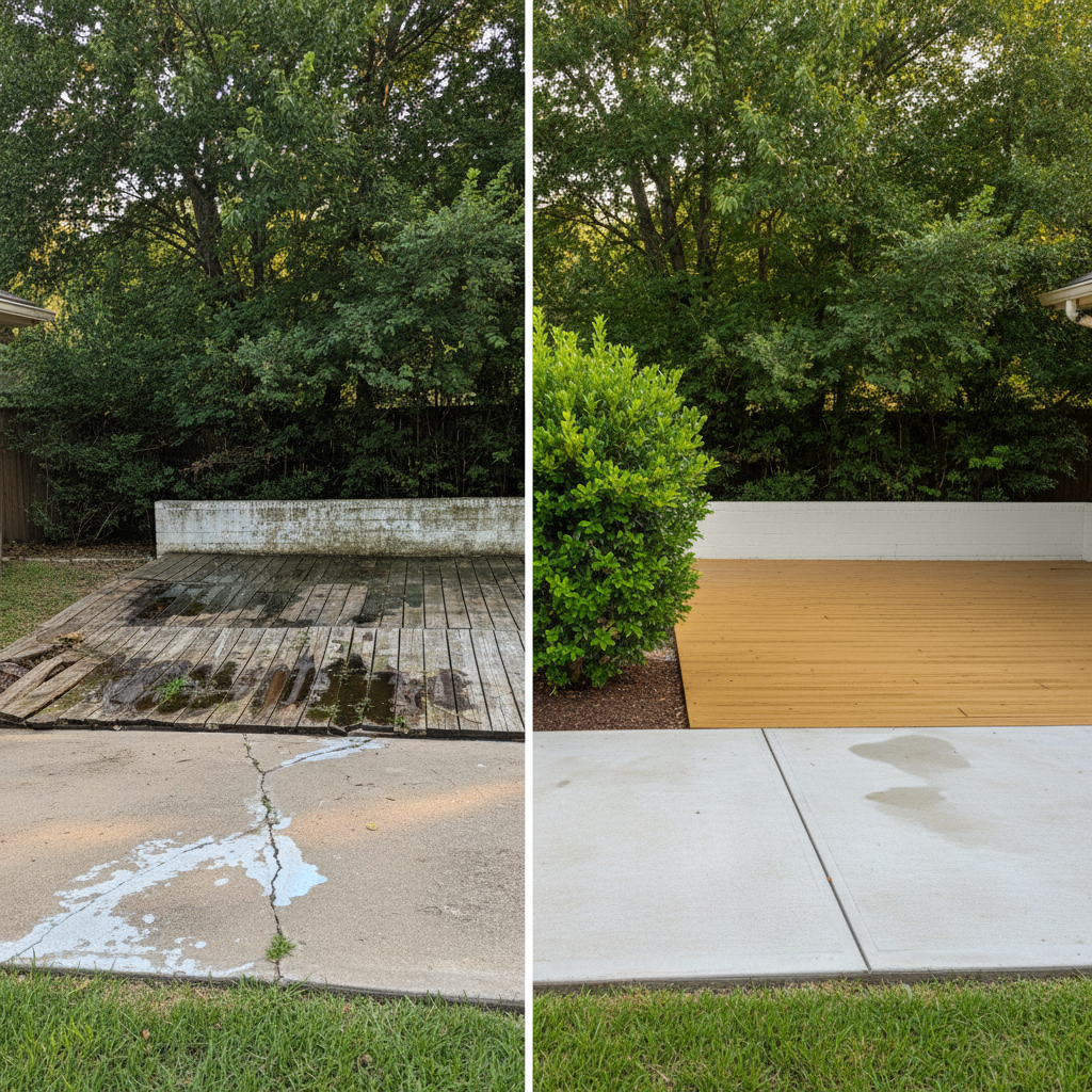 Completed flood damage restoration work at a residential property in Crowley, TX