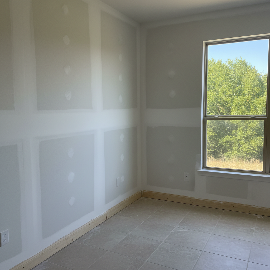 Completed mold remediation work at a residential property in Blue Ridge, TX
