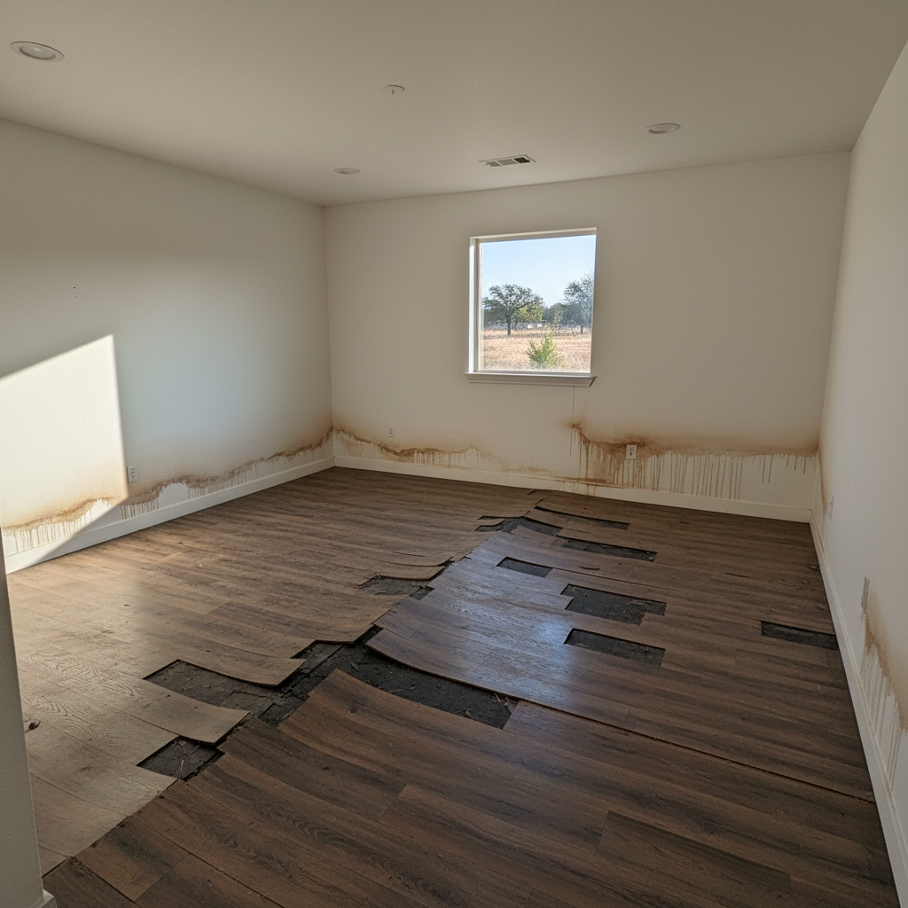Water Damage Remediation in Tom Bean