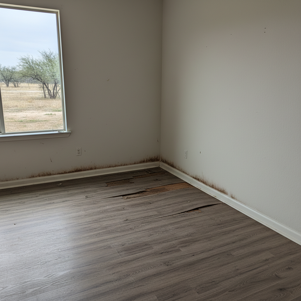 Water damage-related mold removal in Tom Bean
