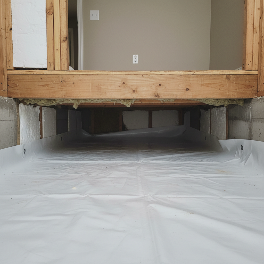 Crawl Space Water Removal in Tom Bean
