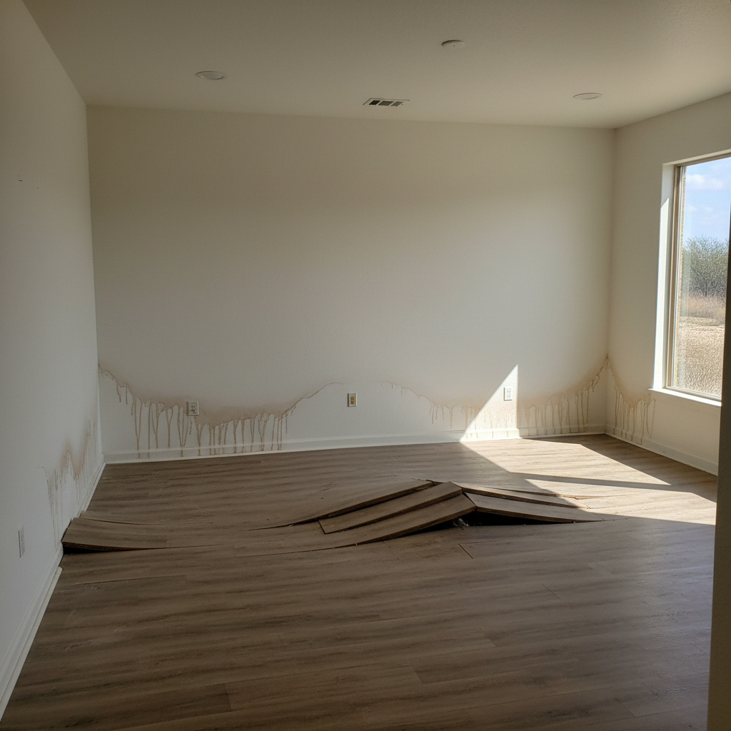 Ceiling Water Damage Repair in Tom Bean