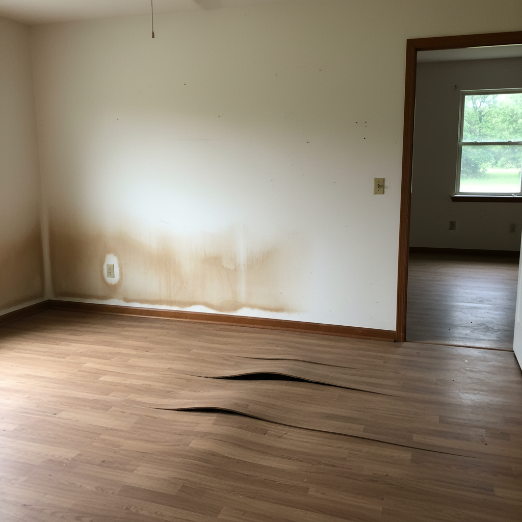 Roof Leak Water Damage Repair in Tom Bean