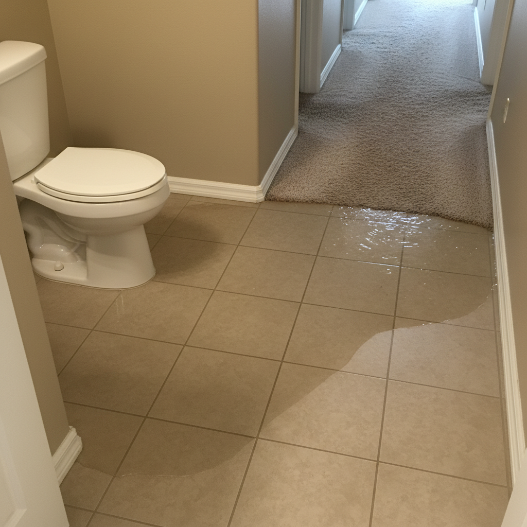 Toilet Overflow Cleanup