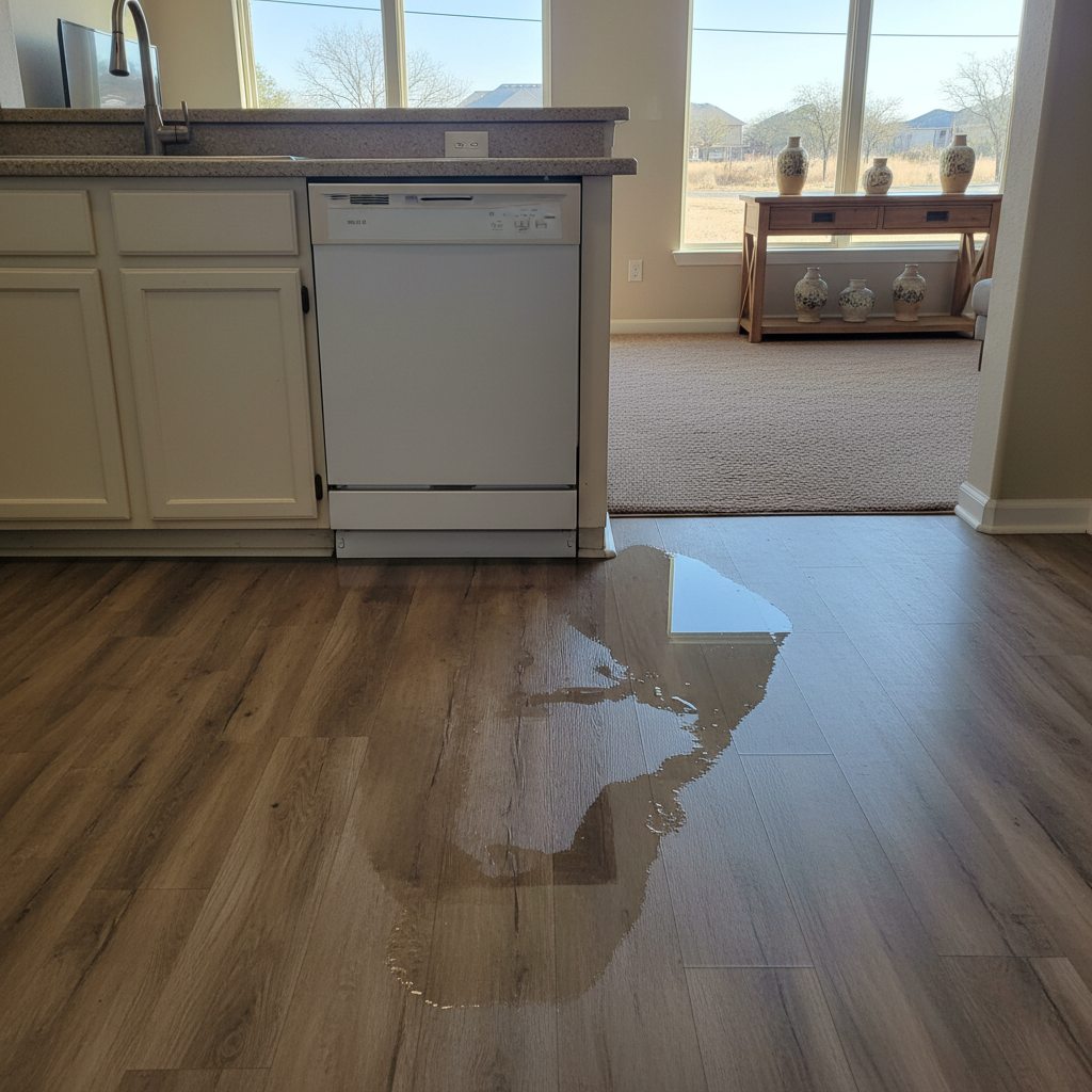 Appliance Leak Cleanup