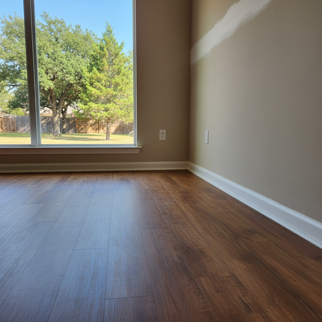 Completed flood cleanup work at a residential property in Converse, TX