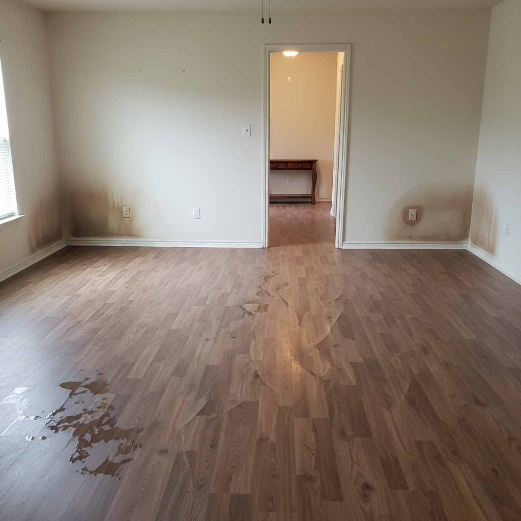 Water damage-related mold removal