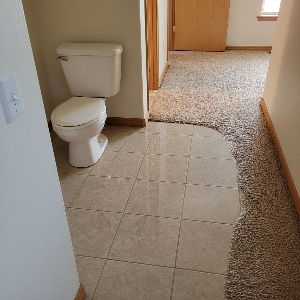 Toilet Overflow Cleanup