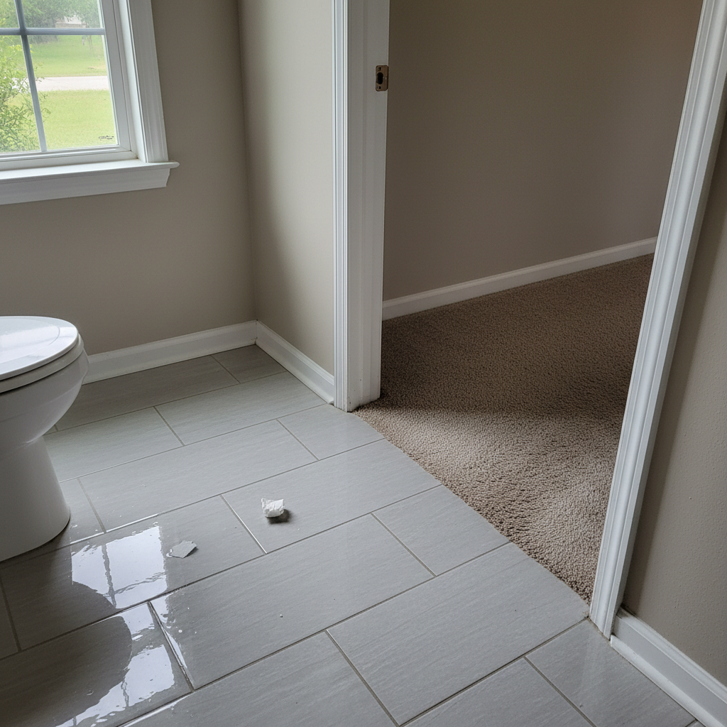 Toilet Overflow Cleanup