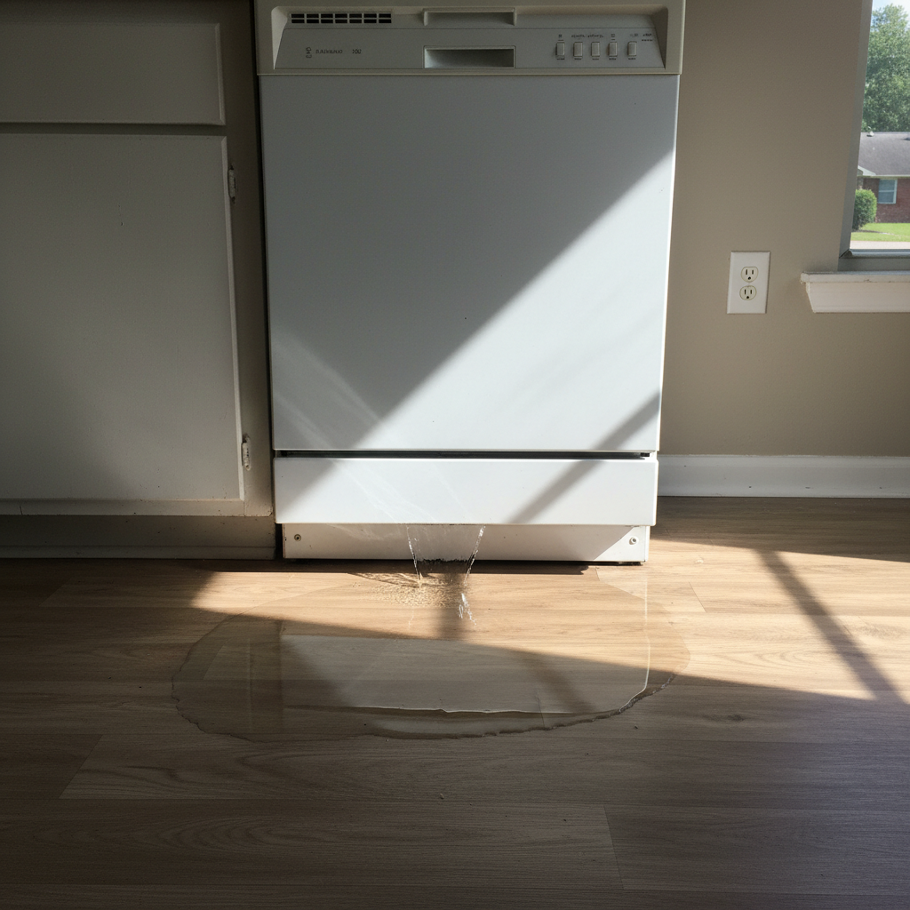 Appliance Leak Cleanup