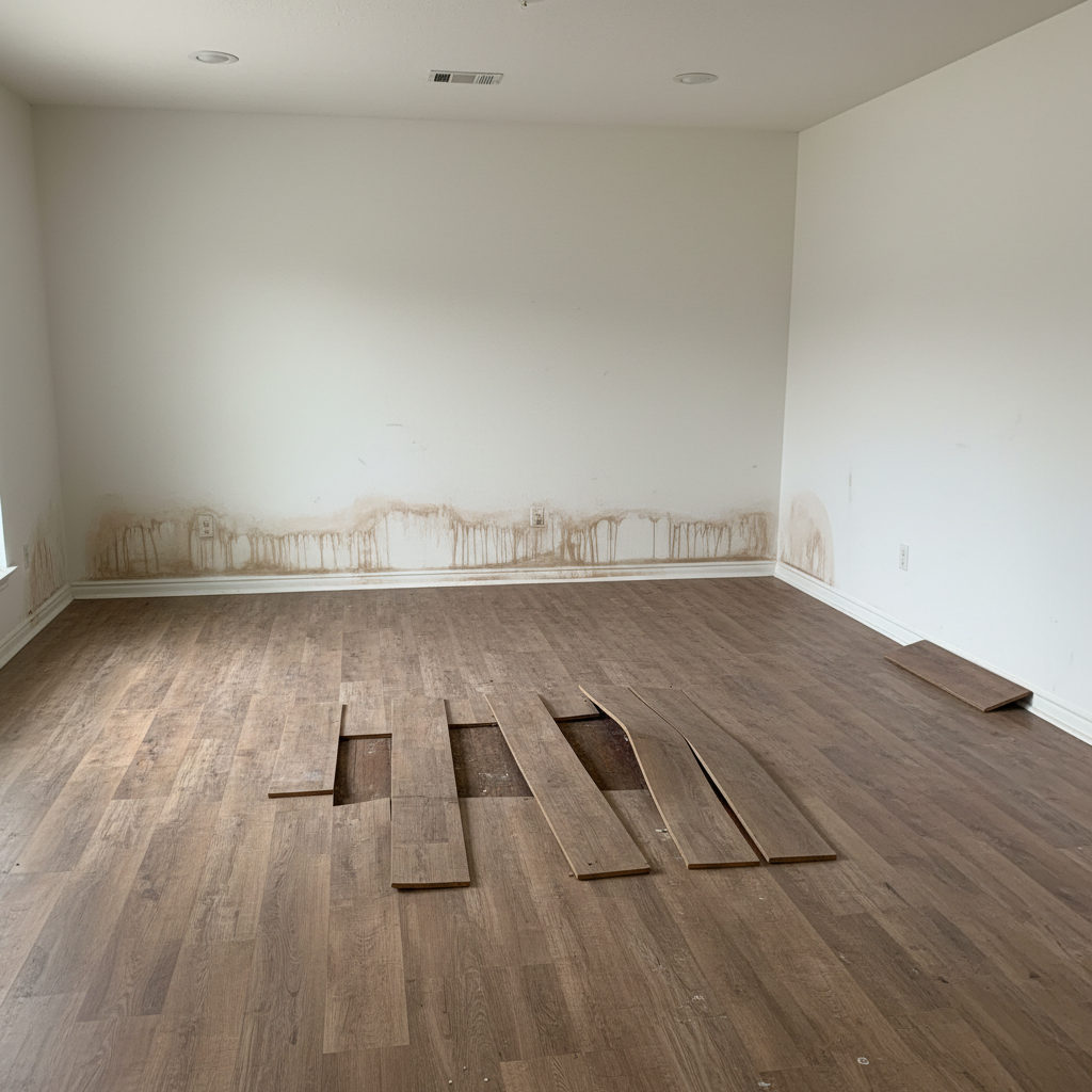 Roof Leak Water Damage Repair