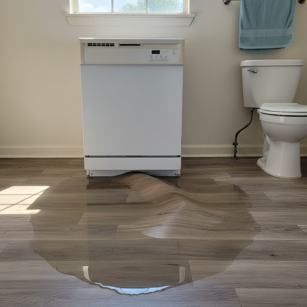 Appliance Leak Cleanup