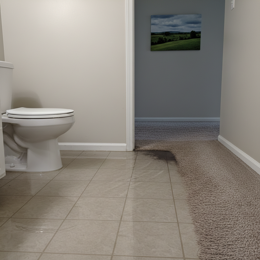 Toilet Overflow Cleanup