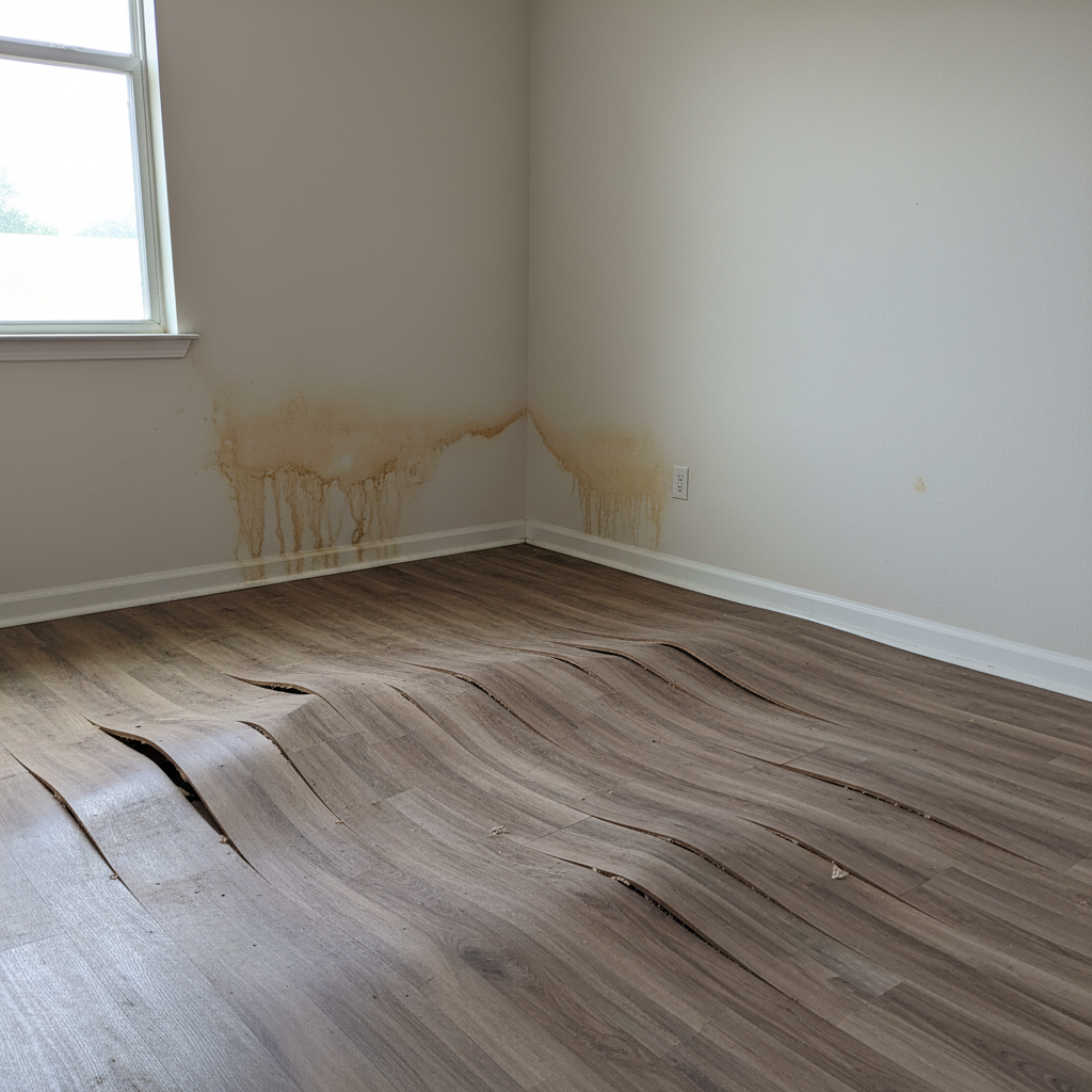 Roof Leak Water Damage Repair