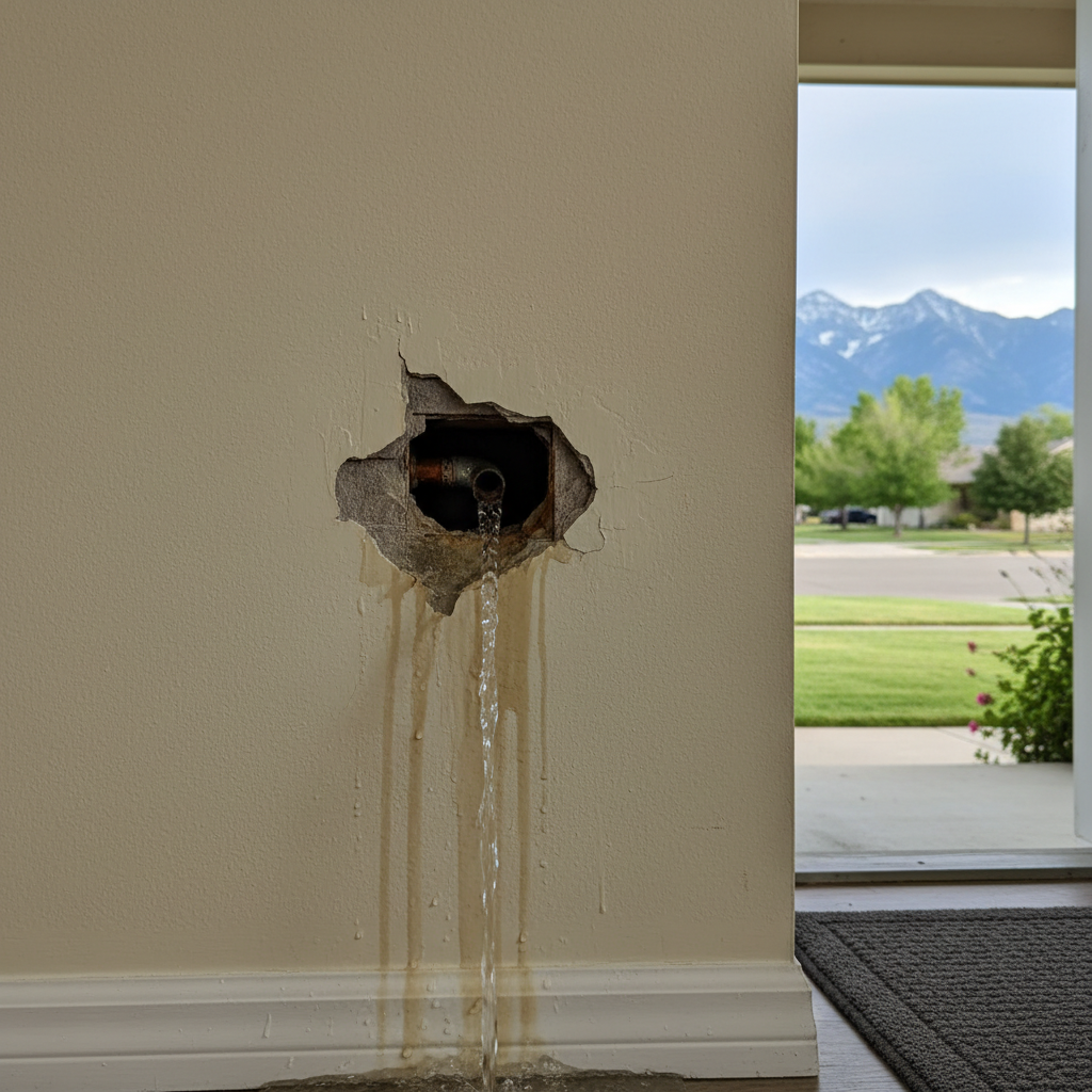 Burst Pipe Repair and Cleanup