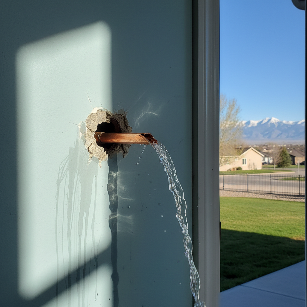 Burst Pipe Repair and Cleanup
