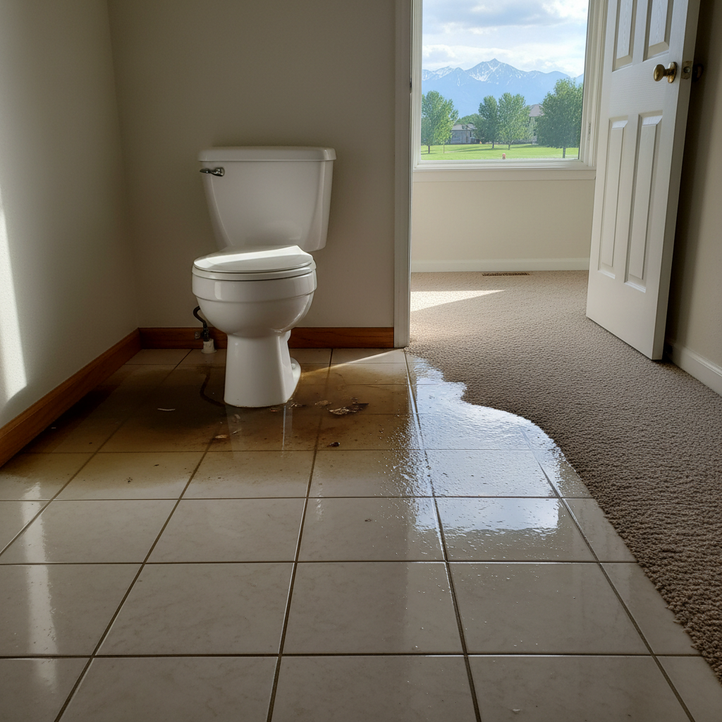 Toilet Overflow Cleanup
