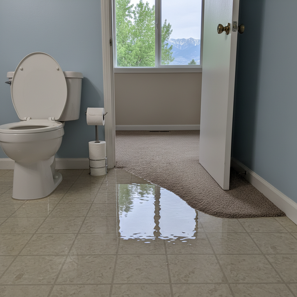 Toilet Overflow Cleanup in Cedar Valley