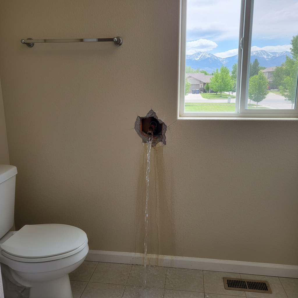 Burst Pipe Repair and Cleanup