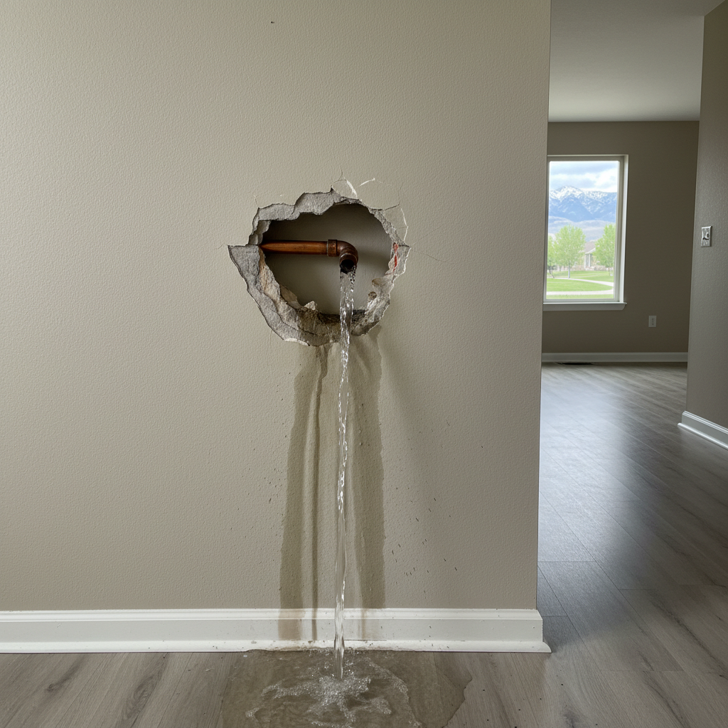 Burst Pipe Repair and Cleanup
