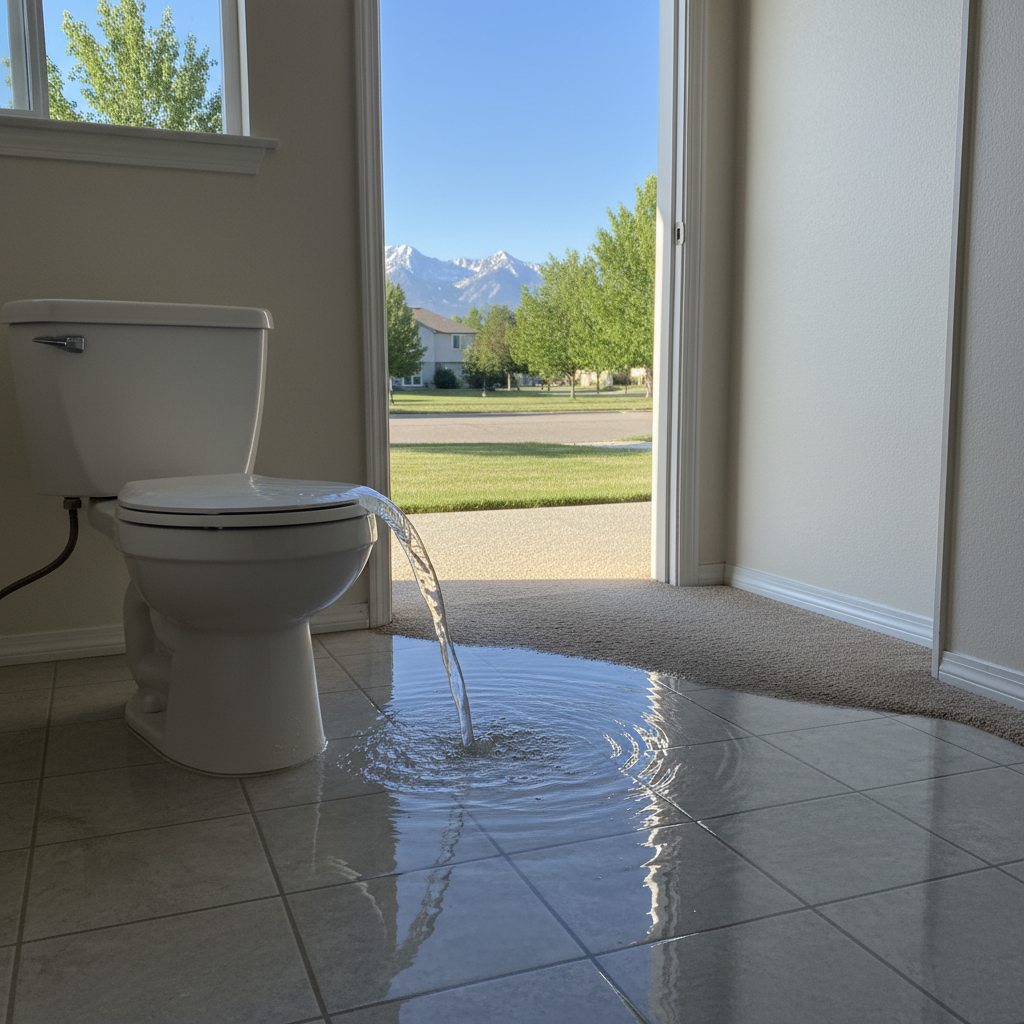 Toilet Overflow Cleanup