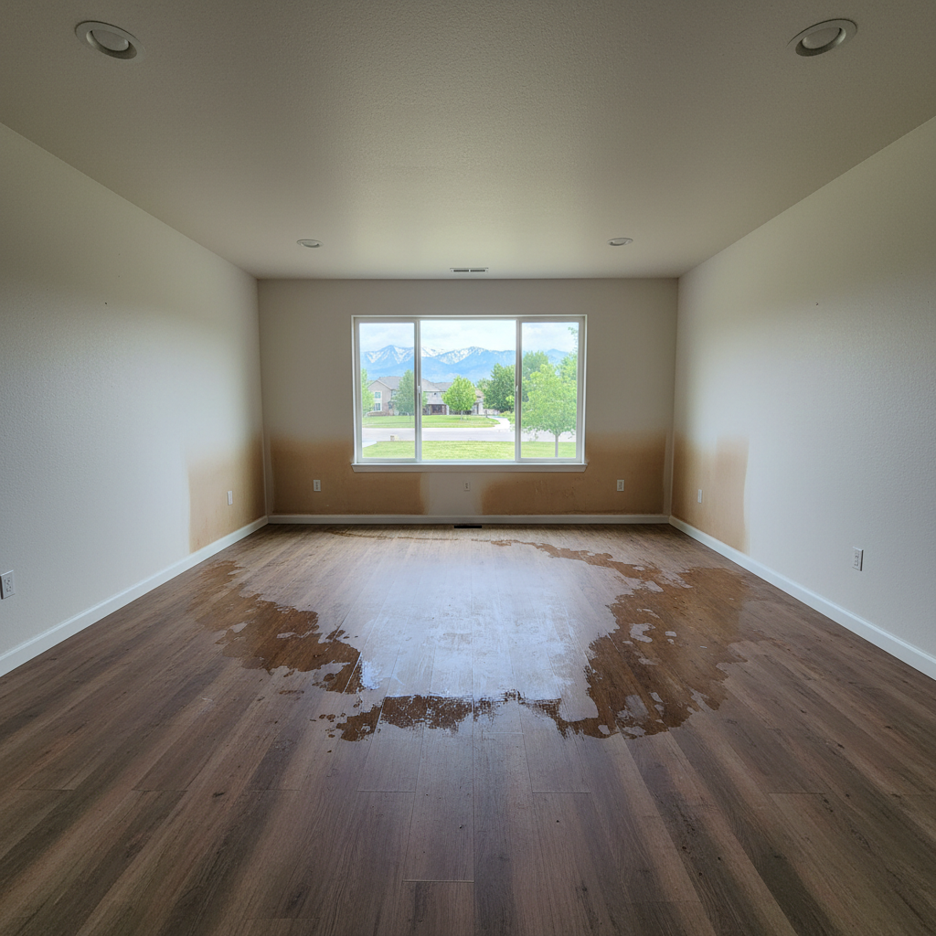 Water damage-related mold removal in Lehi