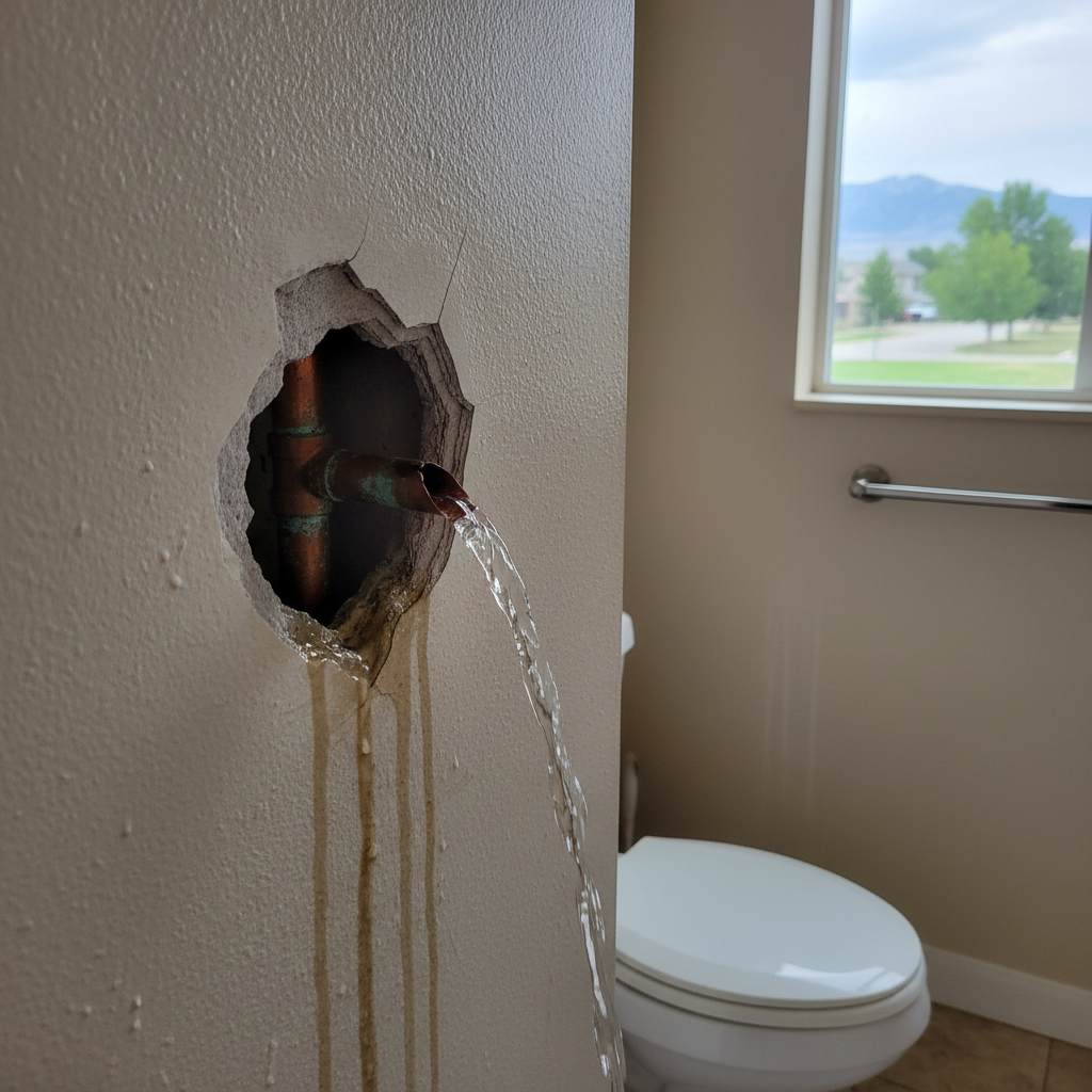 Burst Pipe Repair and Cleanup in Lehi