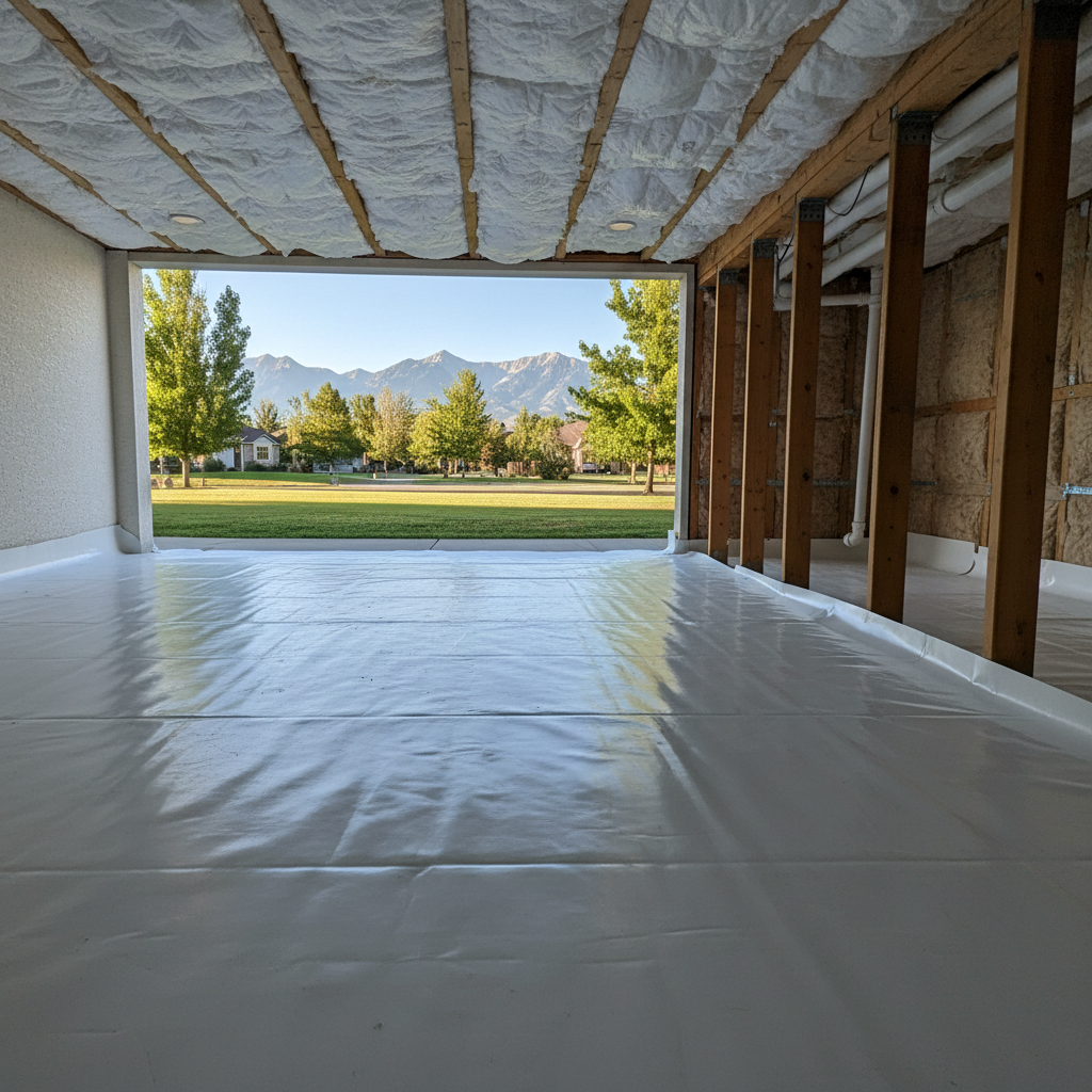 Crawl Space Water Removal in Lehi