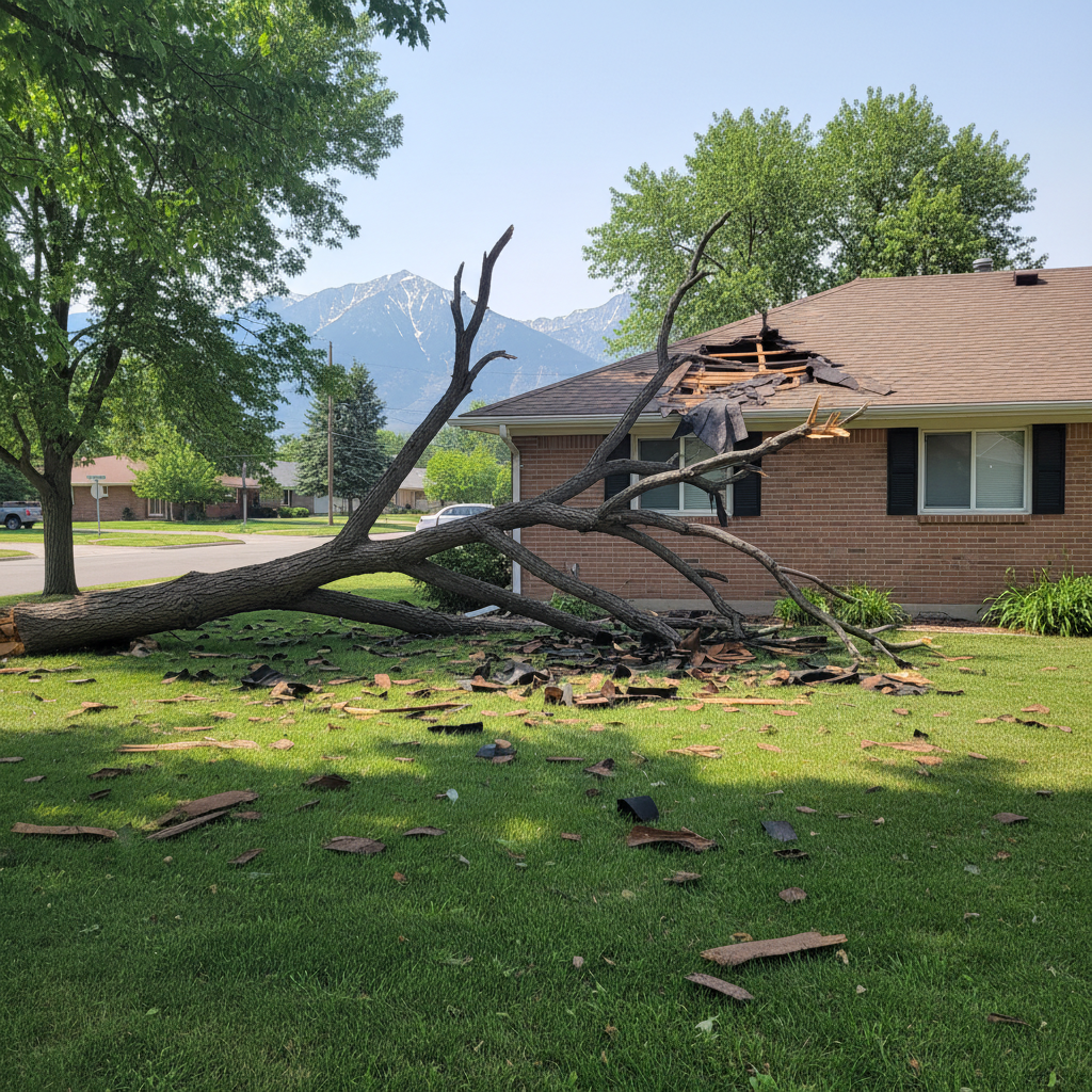 Storm Damage Restoration in Lehi