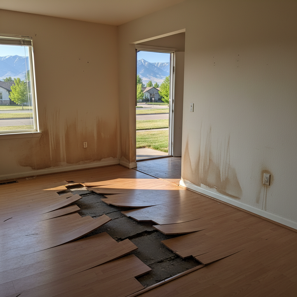 Water damage-related cleanup & repair