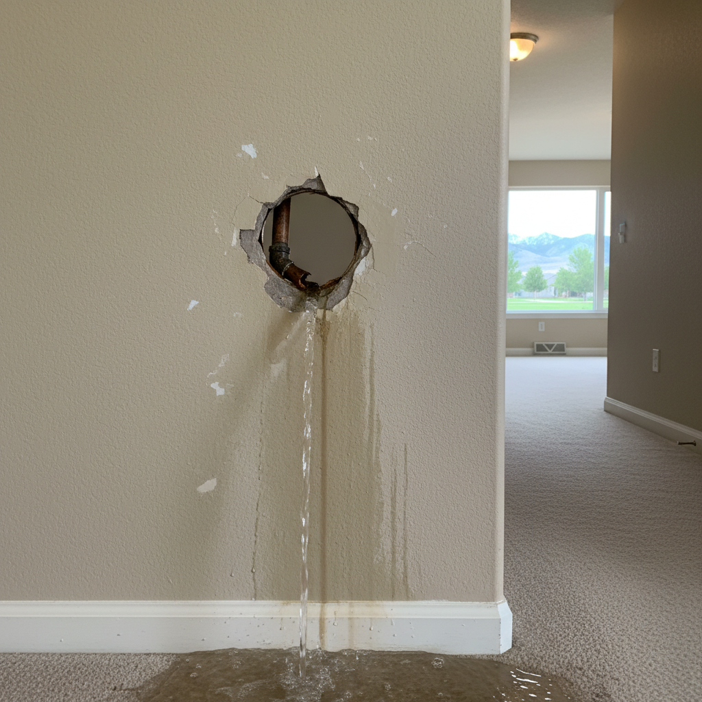 Burst Pipe Repair and Cleanup