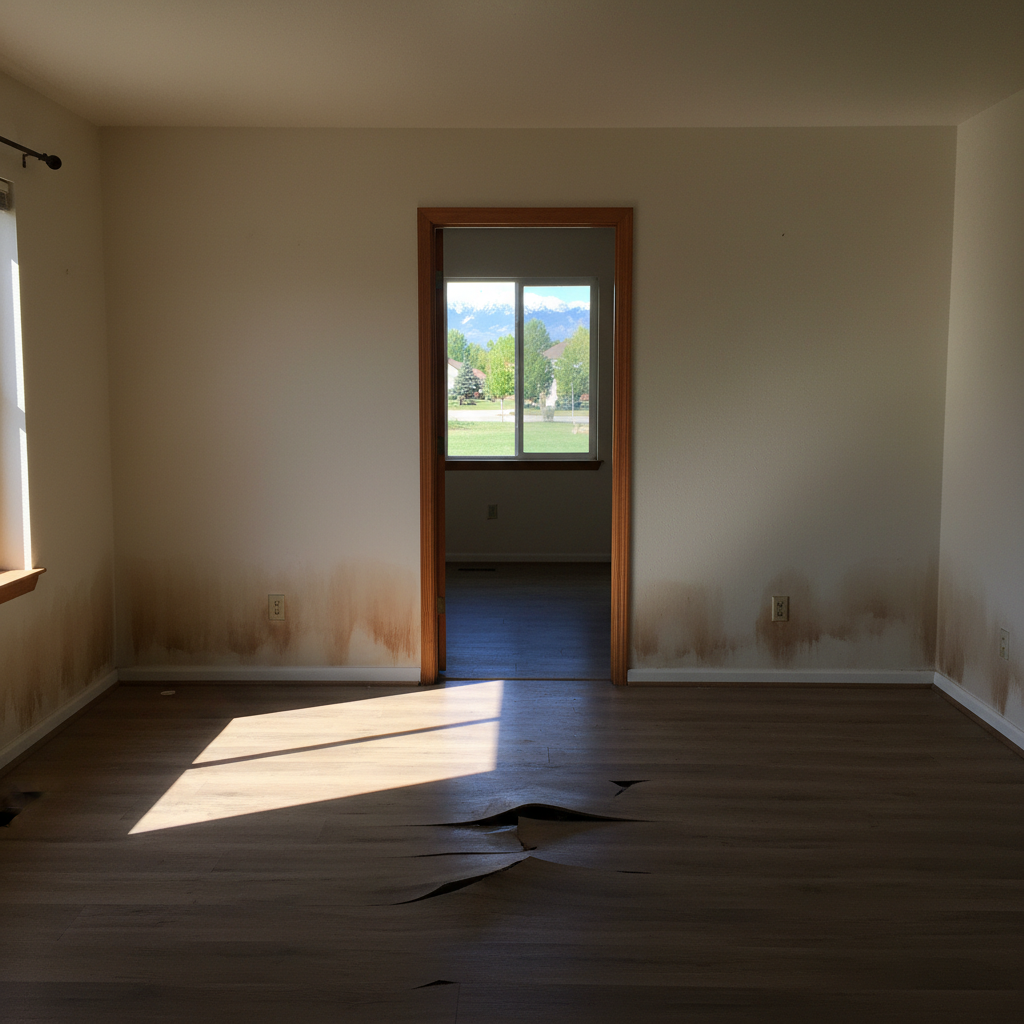 Ceiling Water Damage Repair in Magna