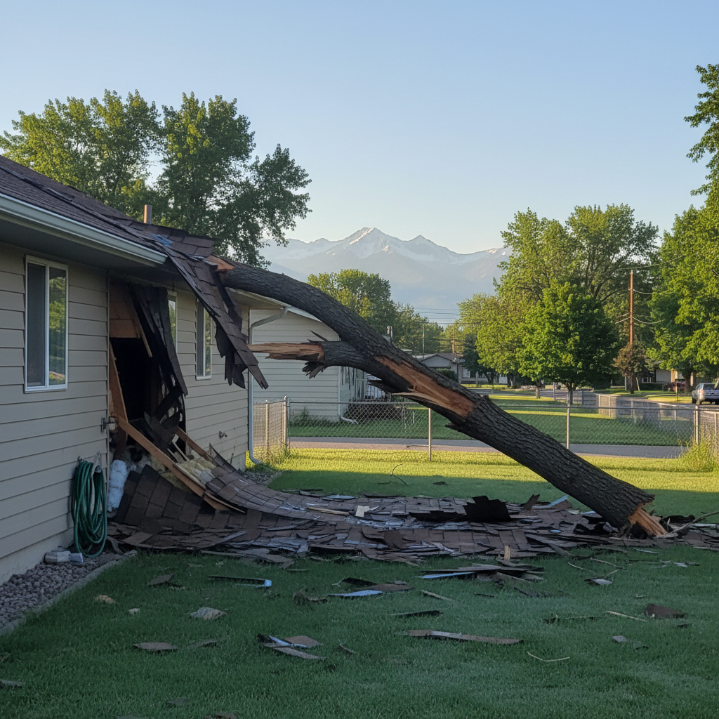 Storm Damage Restoration in Magna