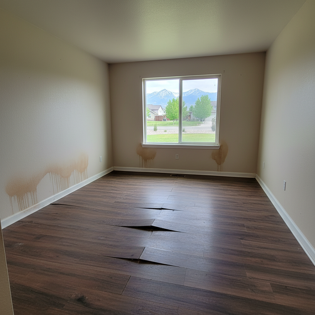 Roof Leak Water Damage Repair in Magna