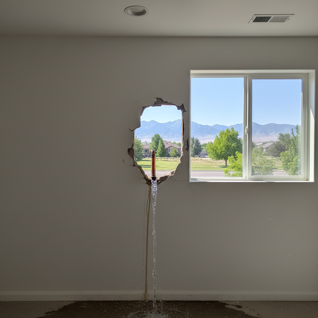 Burst Pipe Repair and Cleanup