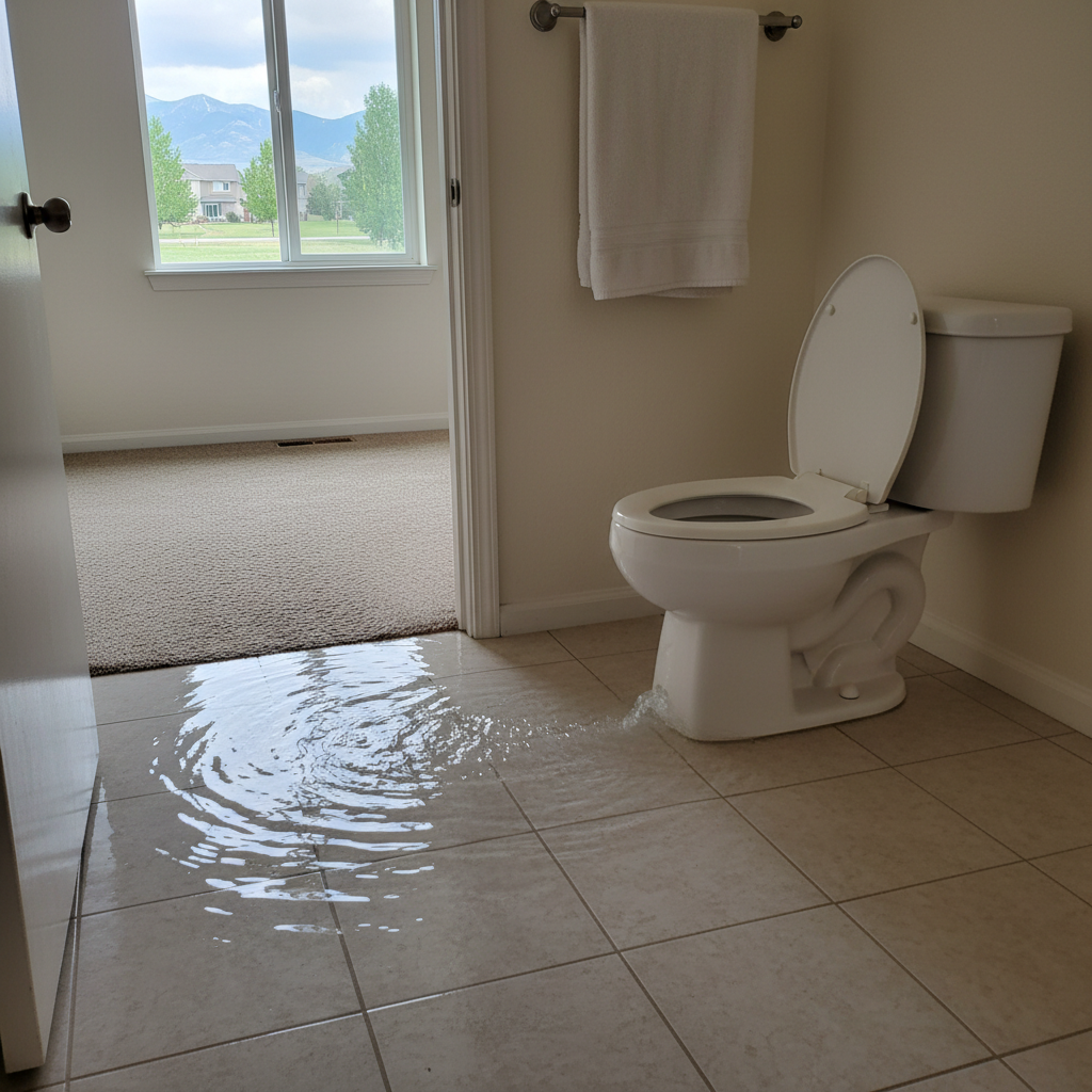 Toilet Overflow Cleanup