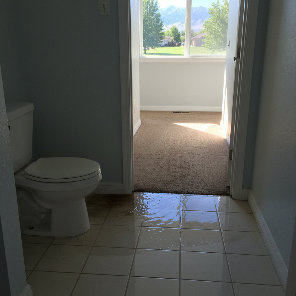 Toilet Overflow Cleanup