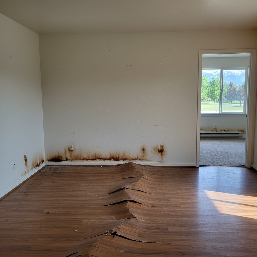 Water damage-related mold removal