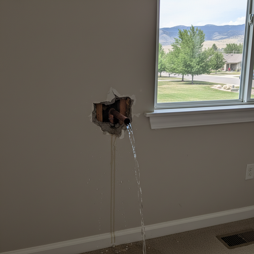 Burst Pipe Repair and Cleanup