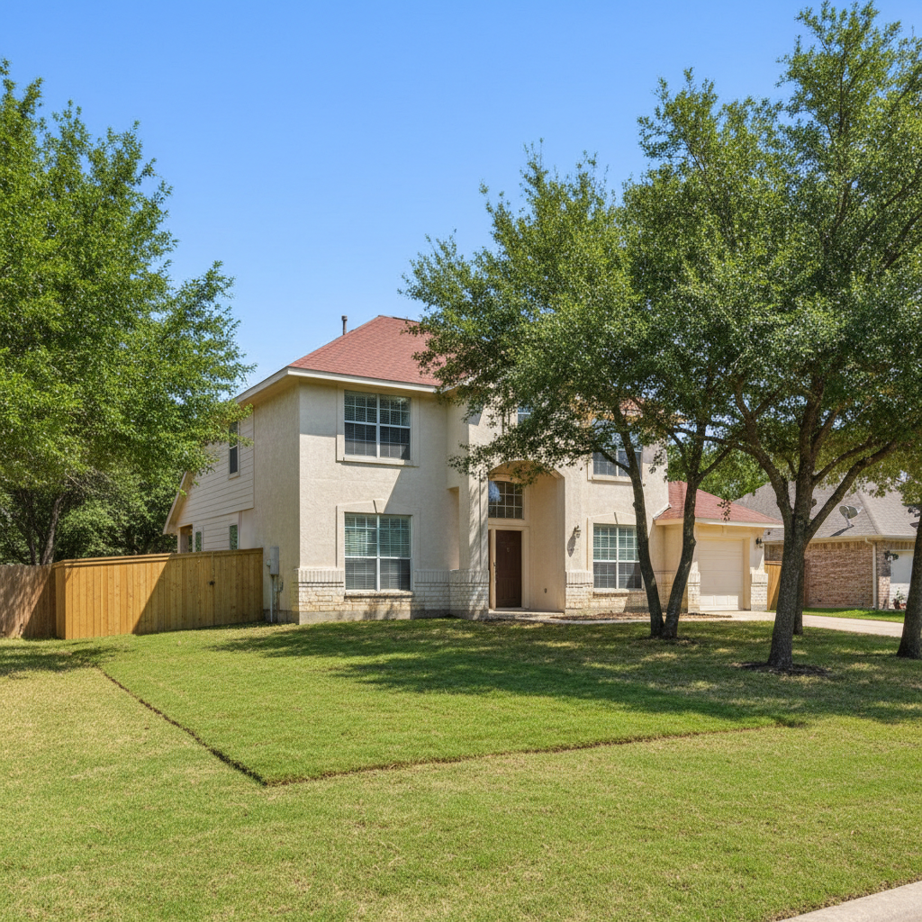 Completed water damage cleanup work at a residential property in Helotes, TX