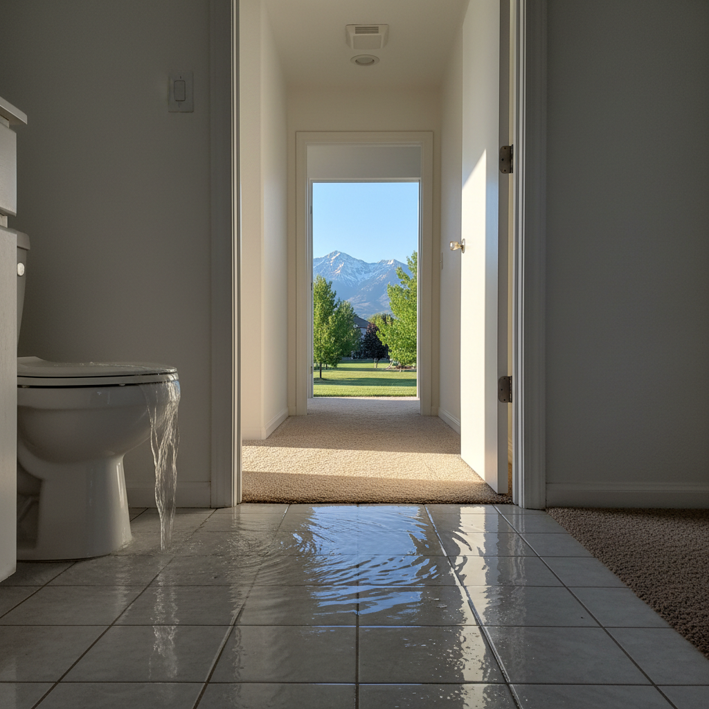 Toilet Overflow Cleanup
