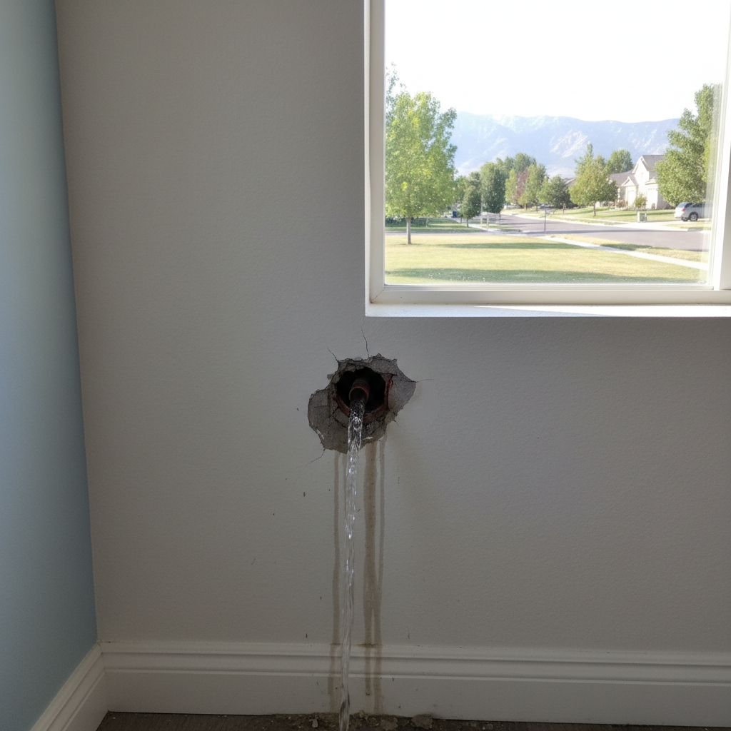 Burst Pipe Repair and Cleanup