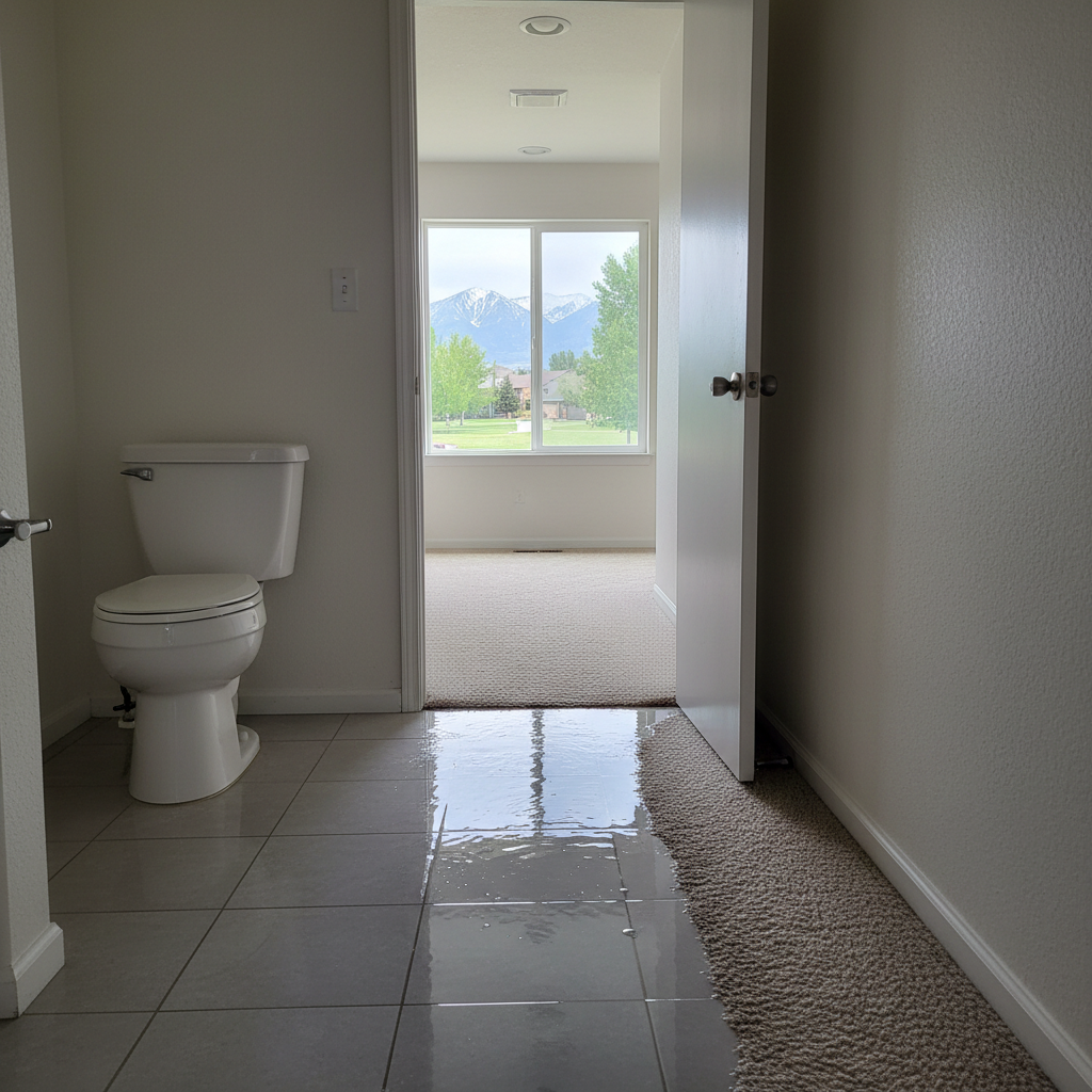 Toilet Overflow Cleanup