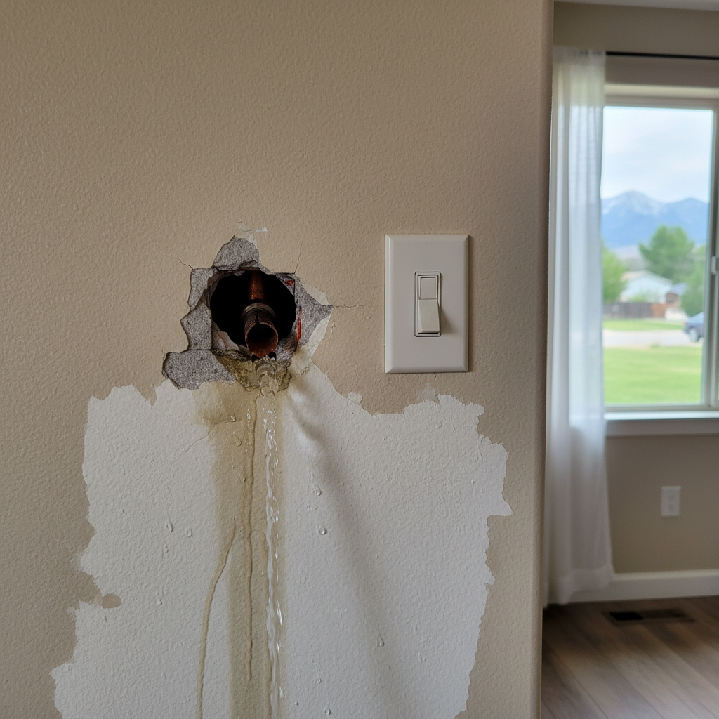 Burst Pipe Repair and Cleanup