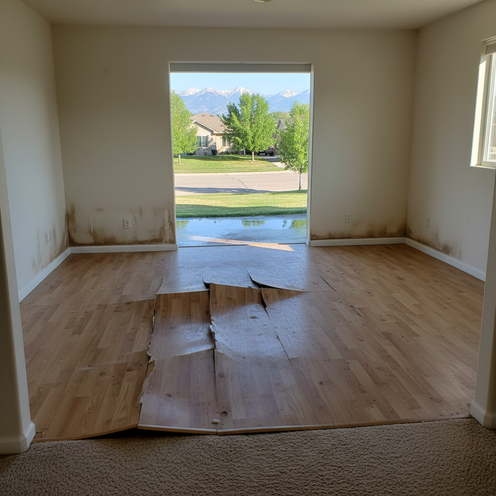 Hardwood Floor Water Damage Restoration
